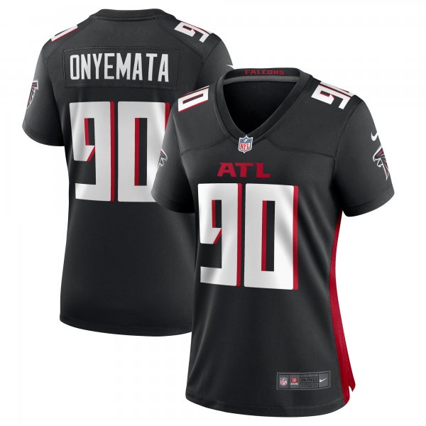 Women's Atlanta Falcons David Onyemata Nike Black Game Player Jersey