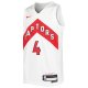 Youth Toronto Raptors Scottie Barnes Nike White Swingman Jersey - Association Edition