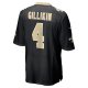 Men's New Orleans Saints Blake Gilikin Nike Black Game Player Jersey