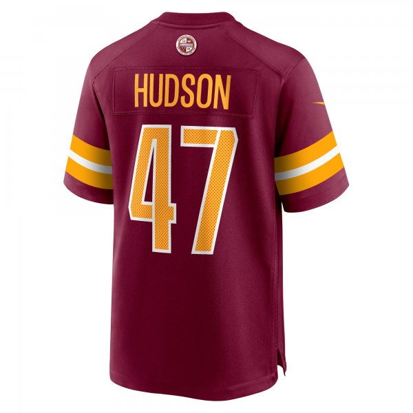 Men's Washington Commanders Khaleke Hudson Nike  Burgundy  Game Jersey