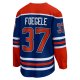 Men's Edmonton Oilers Warren Foegele Fanatics Royal Home Breakaway Jersey