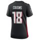 Women's Atlanta Falcons Kirk Cousins Nike Black Game Player Jersey