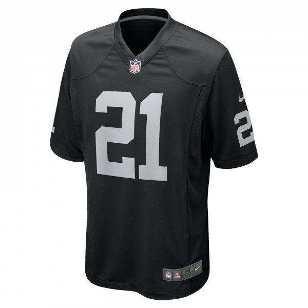 Men's Las Vegas Raiders Amik Robertson Nike Black Team Game Jersey