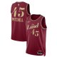 Unisex Cleveland Cavaliers Donovan Mitchell Nike Wine 2023/24 Swingman Jersey - City Edition