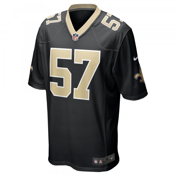 Men's New Orleans Saints Niko Lalos Nike  Black Team Game Jersey