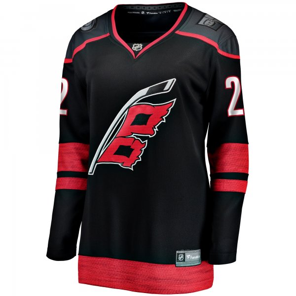 Women's Carolina Hurricanes Brett Pesce Fanatics Black Home Breakaway Player Jersey