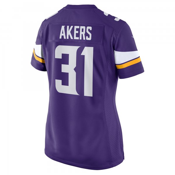 Women's Minnesota Vikings Cam Akers Nike  Purple  Game Jersey