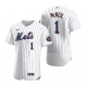 Men's New York Mets #1 Jeff McNeil White Flex Base MLB Home Jersey