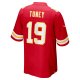 Men's Kansas City Chiefs Kadarius Toney Nike Red Game Player Jersey