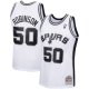 Men's San Antonio Spurs David Robinson Mitchell & Ness White 1998/99 Hardwood Classics Swingman Jersey