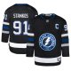 Youth Tampa Bay Lightning #91 Steven Stamkos Black Alternate Premier Player Jersey