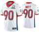 Men's Pittsburgh Steelers #90 TJ Watt White 2022 Pro Bowl Vapor Untouchable Stitched Limited Jersey