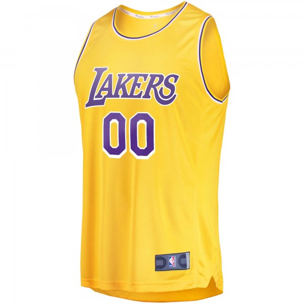 Men's Los Angeles Lakers Fanatics Gold Fast Break Custom Replica Jersey - Icon Edition