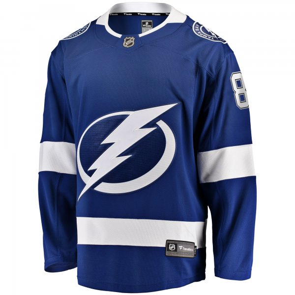 Men's Tampa Bay Lightning Erik Cernak Fanatics Blue Home Breakaway Player Jersey