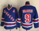 New York Rangers #9 Adam Graves Blue CCM Heroes of Hockey Alumni Stitched NHL Jersey