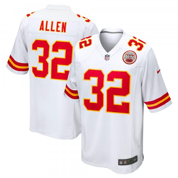 Men's Kansas City Chiefs Marcus Allen Nike White Retired Player Game Jersey