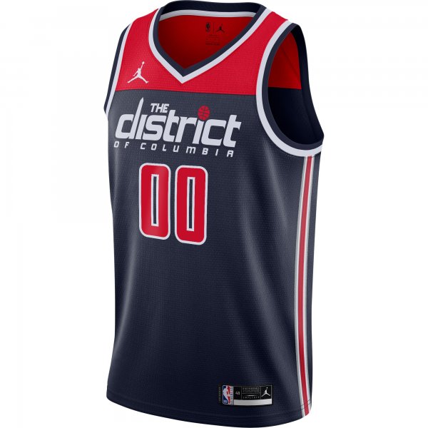 Men's Washington Wizards Jordan Brand Navy Swingman Custom Jersey - Statement Edition