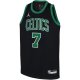 Youth Boston Celtics Jaylen Brown Jordan Brand Black Swingman Jersey - Statement Edition