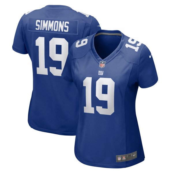 Women's New York Giants Isaiah Simmons Nike  Royal Team Game Jersey