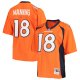 Women's Denver Broncos Peyton Manning Mitchell & Ness Orange Legacy Replica Player Jersey