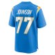 Men's Los Angeles Chargers Zion Johnson Nike Powder Blue Player Game Jersey