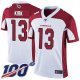 Arizona Cardinals #13 Christian Kirk White Men's Stitched NFL 100th Season Vapor Limited Jersey