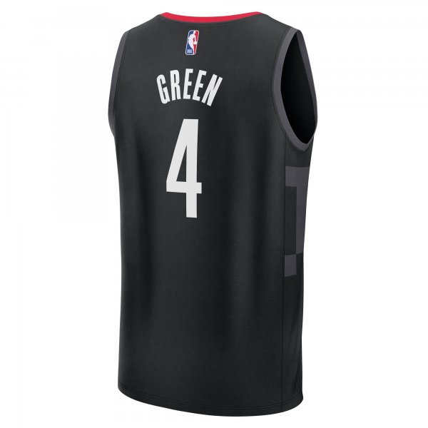 Men's Houston Rockets Jalen Green Fanatics Black Fast Break Replica Player Jersey - Statement Edition