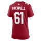 Women's Arizona Cardinals Carter O'Donnell Nike  Cardinal Team Game Jersey