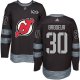 Adidas New Jersey Devils #30 Martin Brodeur Black 1917-2017 100th Anniversary Stitched NHL Jersey