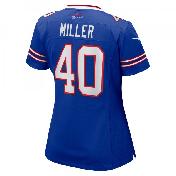 Women's Buffalo Bills Von Miller Nike Royal Game Jersey