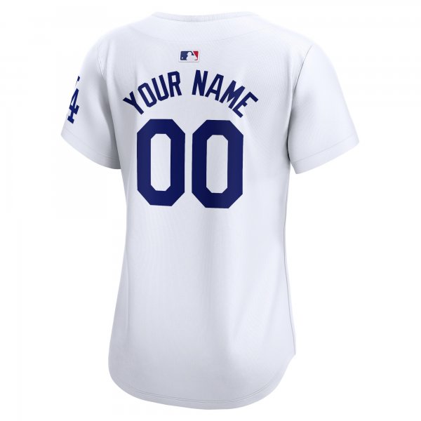 Women's Los Angeles Dodgers Nike White Home Limited Custom Jersey