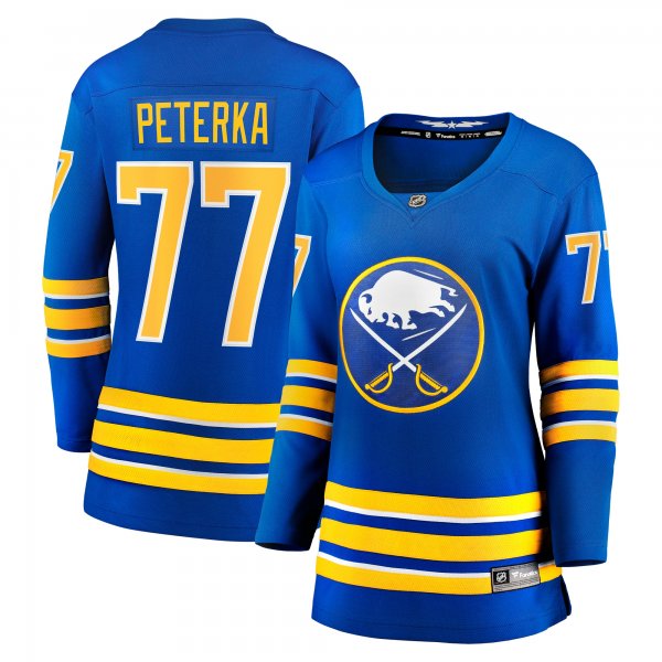 Women's Buffalo Sabres JJ Peterka Fanatics Royal Home Breakaway Player Jersey