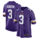 Men's Minnesota Vikings #3 Jordan Addison Nike Purple 2023 NFL Draft First Round Pick Limited Jersey