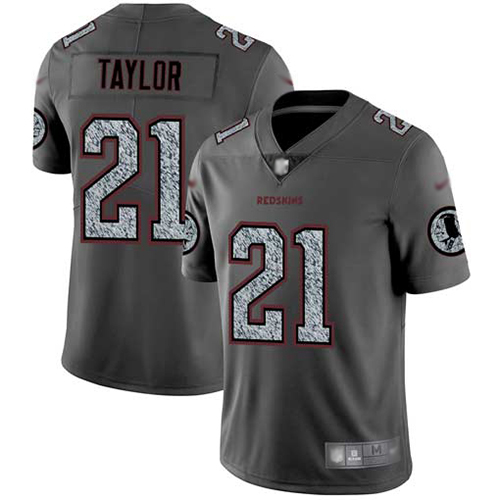 Washington Redskins #21 Sean Taylor Gray Static Men's Stitched NFL Vapor Untouchable Limited Jersey