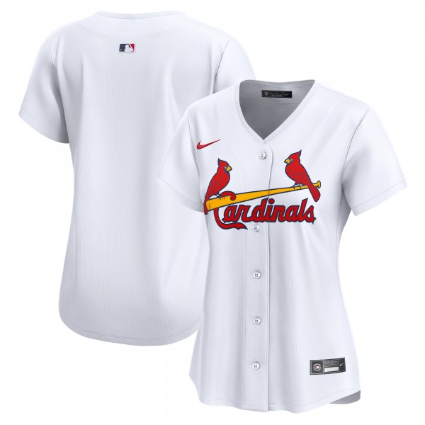 Women's St. Louis Cardinals Nike White Home Limited Jersey