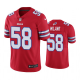 Buffalo Bills #58 Men Red Matt Milano Color Rush Limited Jersey