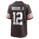 Men's Cleveland Browns Michael Woods II Nike Brown Game Player Jersey