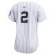 Women's New York Yankees Derek Jeter Nike White Home Limited Player Jersey