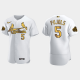 Men's St. Louis Cardinals #5 Albert Pujols 2022 MLB All-Star Game Flex Base Jersey - White Gold