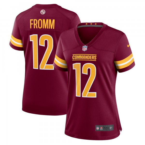 Women's Washington Commanders Jake Fromm Nike Burgundy Home Game Player Jersey