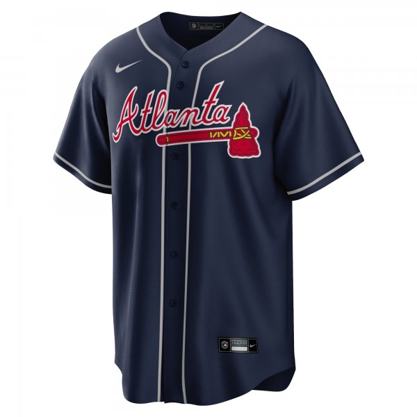 Men's Atlanta Braves Matt Olson Nike Navy Alternate Replica Player Jersey