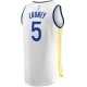 Men's Golden State Warriors Kevon Looney Fanatics White Fast Break Player Replica Jersey - Association Edition