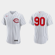 Men's Cincinnati Reds #90 Delino DeShields 2022 Field of Dreams Flex Base Jersey - White