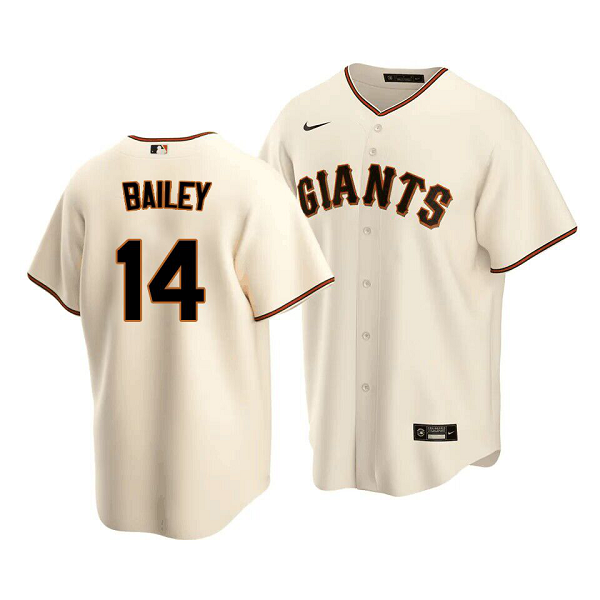 Men's San Francisco Giants #14 Patrick Bailey MLB Home Cream Cool Base Jersey