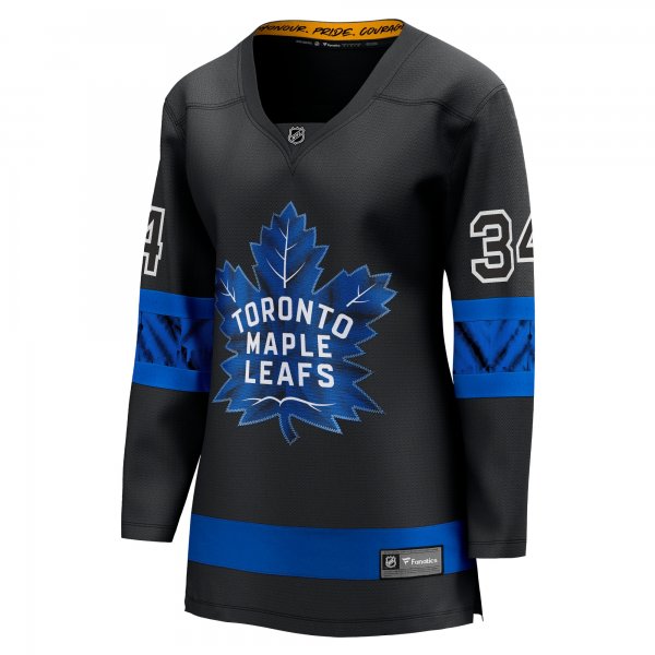 Women's Toronto Maple Leafs Auston Matthews Fanatics Black Alternate Premier Breakaway Reversible Player Jersey