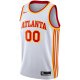 Men's Atlanta Hawks Nike White 2020/21 Swingman Custom Jersey - Association Edition