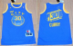 Men's Golden State Warriors #30 Stephen Curry Blue Throwback The City Stitched NBA Jersey