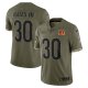 Men's Cincinnati Bengals Nike Olive 2022 Salute To Service Limited Jersey