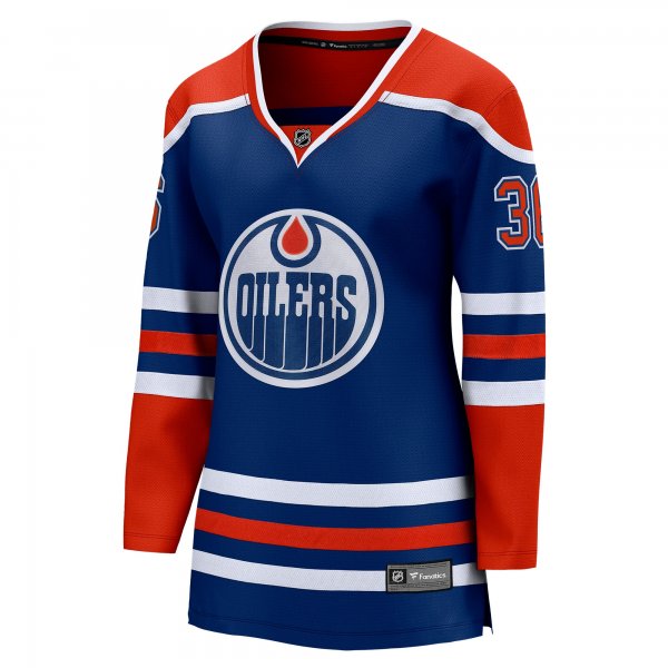 Women's Edmonton Oilers Jack Campbell Fanatics Royal Home Breakaway Player Jersey