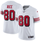 Men's Nike San Francisco 49ers #80 Jerry Rice White Color Rush Vapor Untouchable Limited Retired Player NFL Jersey